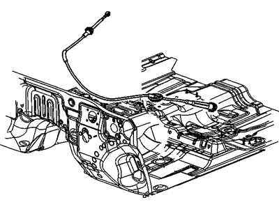 GM 25800702 Shift Control Cable