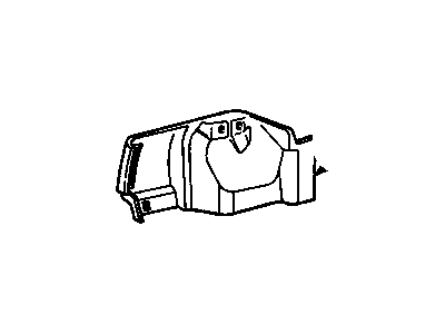 GM 20539451 Trim Asm Compartment Light Side / Mldd Felt *Black