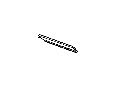 GM 12506120 Molding - Front Side Door Lower RH (Flourex)