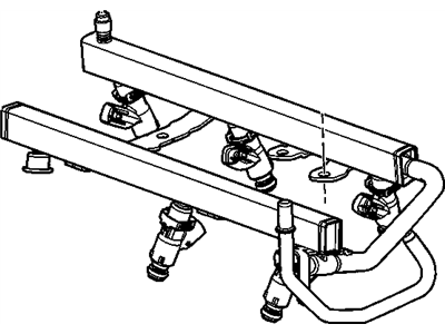 GM 12584908 Fuel Rail