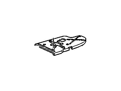 GM 12554816 Deflector, Crankshaft Oil