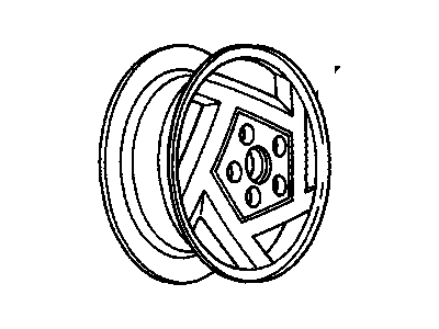 GM 12516119 Wheel