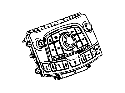 GM 20843244 Control Asm-Amplitude Modulation/Frequency Modulation Stereo & Audio Disc
