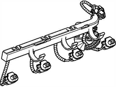 GM 12589446 Harness, Fuel Injector Wiring