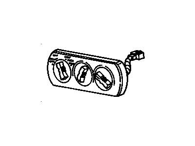 GM 16195495 Auxiliary Heater & Air Conditioner Control Assembly