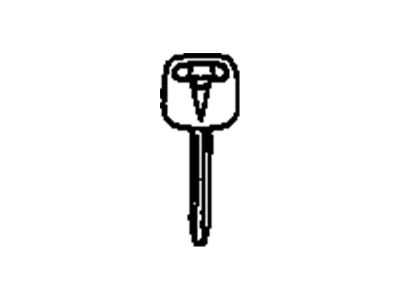 GM 88975018 Key, Dr Lock & Ignition Lock(Uncoded)