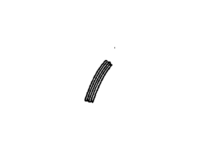 GM 10158437 Molding Asm-Windshield Side Reveal *Black