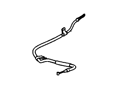 GM 25899213 Cable, Parking Brake Rear
