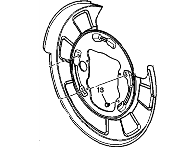 GM 20933372 Shield