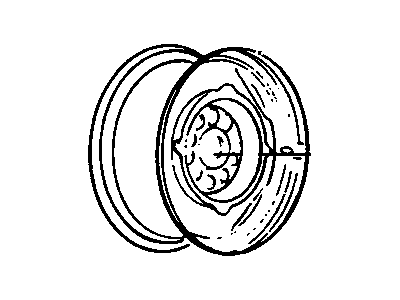 GM 9591537 Wheel Rim Assembly-14 X 5.5
