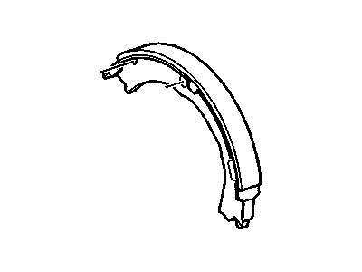 GM 25814678 Park Brake Shoes