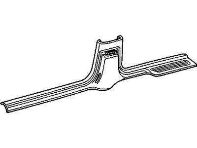 GM 10107066 Panel-Center Pillar Lower Trim Finish *Sapphire