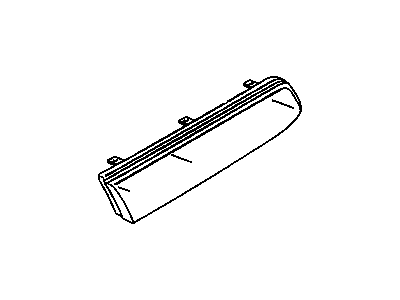 GM 16500462 Lens, Rear Combination Lamp