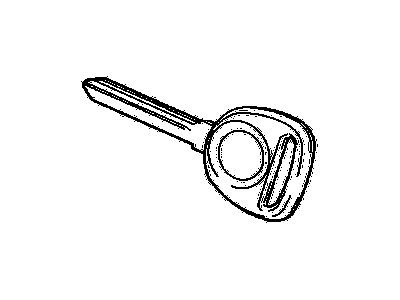 GM 23300334 Key-Door Lock & Ignition Lock (Uncoded)
