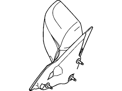 GM 19167159 Mirror Assembly