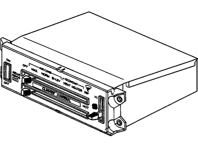 GM 16060984 Heater & Air Conditioner Control Assembly