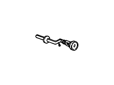 GM 12398667 Rear Compartment Lid Lock Cylinder Kit (Uncoded)