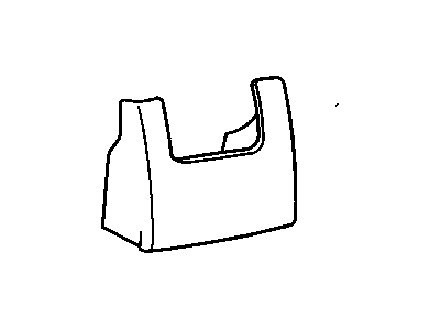 GM 15206678 Cover-Rear Seat Riser Finish 65% *Pewter I