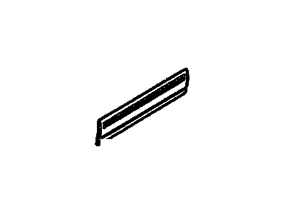 GM 88891255 Molding Kit, Front Side Door Lower (LH) *Bright White