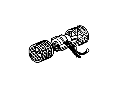 GM 19179470 Motor Asm, Blower