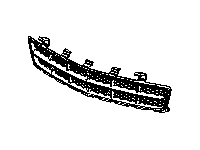 GM 20978941 Grille, Front Bumper Shutter