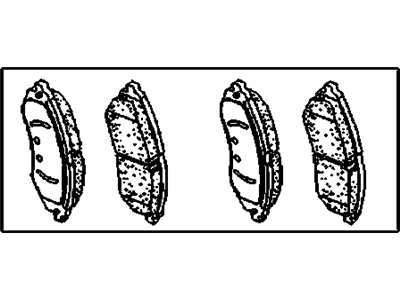 GM 96475176 Front Pads