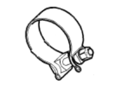 GM 19131345 Clamp, Exhaust Pipe (3.708)