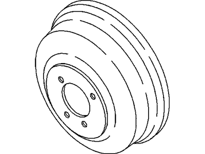 GM 21011906 Drum Asm, Rear Brake