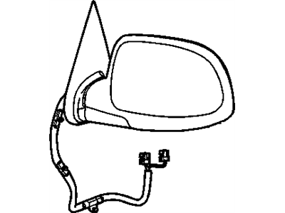 GM 15180389 Mirror, Outside Rear View