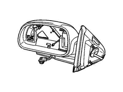 GM 15810917 Mirror Assembly
