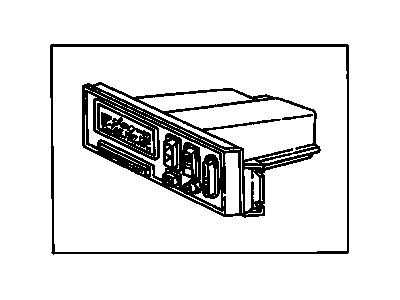GM 19151946 Heater & Air Conditioner Control Assembly (Remanufacture)
