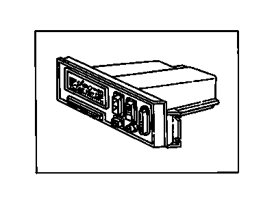 GM 19151953 Heater & Air Conditioner Control Assembly (Remanufacture)