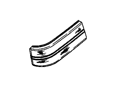 GM 16501848 Lens, Rear Combination Lamp