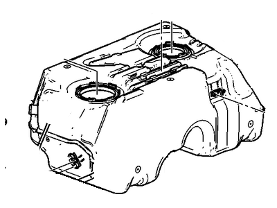 GM 25802822 Fuel Tank