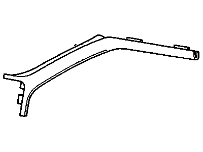 GM 10214240 Molding Asm-Windshield Side Upper Garnish *Graphite