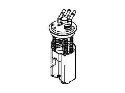 GM 15127827 Fuel Tank Fuel Pump Module ASSEMBLY (Sender & Pump)