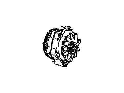 GM 19151858 Reman Alternator(Delco 10Si 63 Amps)(Regulator @ 9:00 )