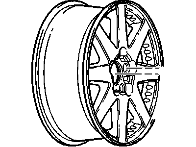 GM 12490098 Wheel, Alloy
