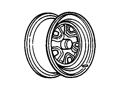 GM 10083531 Wheel Rim Assembly-14X5.5