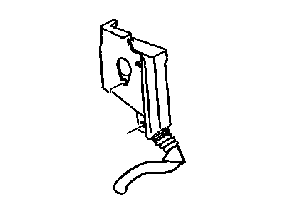 GM 15079971 Duct Asm-Body Side Rear Drain *Marked Print