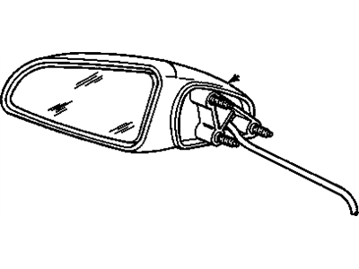 GM 20469520 Mirror, Outside Rear View