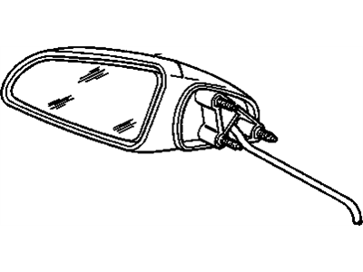 GM 20487089 Mirror, Outside Rear View