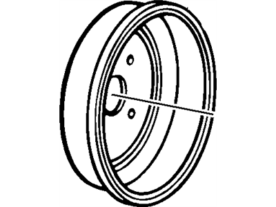 GM 1255496 Drum, Rear Brake