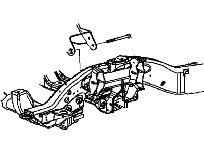 GM 11517017 Bolt, Engine Mount Bracket