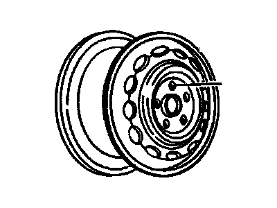 GM 10083565 Wheel, Styled