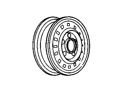 GM 9592147 Wheel Rim, 15X6