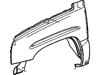 GM 12476220 Fender