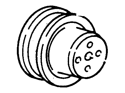 GM 14025189 Pulley Asm-W/Pump&Fan