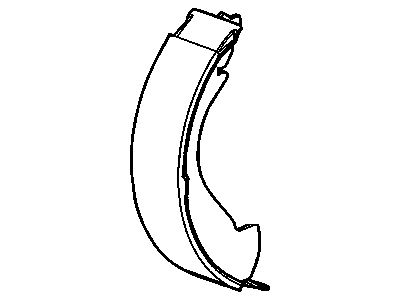 GM 22937747 Park Brake Shoes