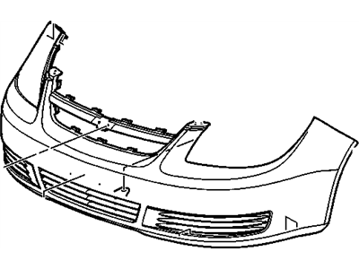 GM 19120182 Bumper Cover